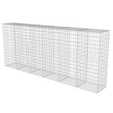Gabion Wall with Covers Galvanised Steel 300x50x150 cm 143593