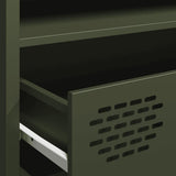 TV Cabinet Olive Green 202x39x43.5 cm Cold-rolled Steel 851350