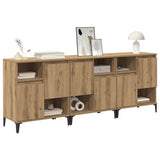 Sideboards 3 pcs Artisan Oak 60 x 35 x 70 cm Engineered Wood 3415579