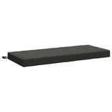 2-Piece Bench Cushions SOEST 2 pcs 100% Polyester Anthracite 950149
