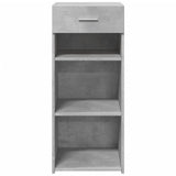 Sideboard Concrete Grey 40x42.5x93 cm Engineered Wood 846316