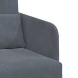 Sofa Bed Dark Grey 65 x 80 x 83 cm Velvet 4106649