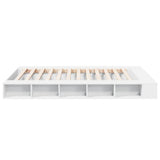Bed Frame without Mattress White 140x200 cm 3280475