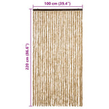 284284 Insect Curtain Beige 100x220 cm Chenille