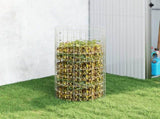 Garden Composter 50x100 cm Galvanised Steel 3115942