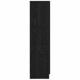 Highboard Black Oak 31.5 x 32 x 122.5 cm 869347
