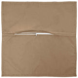 Cushion Cover 6 pcs HOUTEN Taupe 80 x 80 cm Polyester 921738