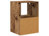 Bedside Table 2 pcs Old Wood 35 x 32 x 68.5 cm Engineered Wood 8000641