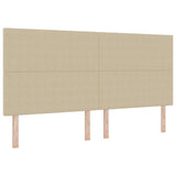 Headboard with Headboard Light Green Grey 200 cm Faux Leather 3337739