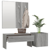 Hallway Furniture Set Grey Sonoma Engineered Wood 3120198