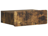 Wall-Mounted Bedside Cabinet 2 pcs Smoked Oak 49 x 34.5 x 24 cm 898286