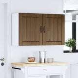 Kitchen Wall Cabinets 2 pcs Lucca Brown Oak Engineered Wood 853812