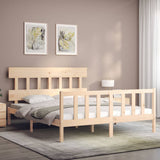 Bed Frame without Mattress 160x200 cm Solid Wood Pine 3193346