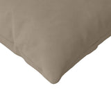 Sofa Pillows 2 pcs Taupe 120 x 40 cm Fabric 42013811
