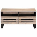 Coffee Table 80x55x40 cm Solid Wood Mango 377503