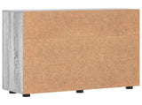 Wooden Cabinet Grey Sonoma 88.5 x 30.5 x 73 cm Engineered Wood 880307