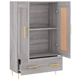 Highboard Grey Sonoma 69.5x31x115 cm Engineered Wood 830314