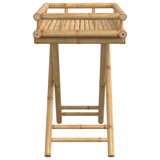Folding Tray Table 60x40x68 cm Bamboo 366455