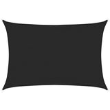 Sunshade Sail 160 g/m Black 3.5x4.5 m HDPE 311736