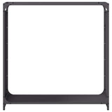Firewood Rack Black 90x28x90 cm Cold-rolled steel 864215