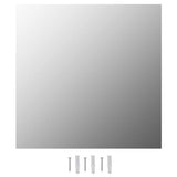 Wall Mirrors 2 pcs 40x40 cm Square Glass 3051621