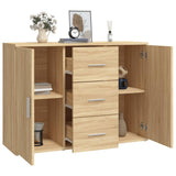 Sideboard Sonoma Oak 91x29.5x65 cm Engineered Wood 823345