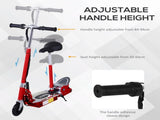 Foldable Electric Scooter for Teens Over 7 years old 12V Battery 120W-Red T3398P349431