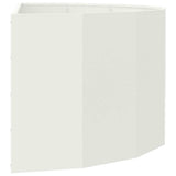 Planter White 120 x 60 x 50 cm Steel 883704