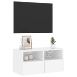 TV Wall Cabinet White 60x30x30 cm Engineered Wood 836854