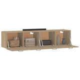 Wall Cabinets 2 pcs Sonoma Oak 60x36.5x35 cm Engineered Wood 3115638