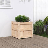 Garden Planter 50x50x50 cm Solid Wood Pine 837414