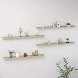 Wall Shelves 4 pcs Sonoma Oak 115x9x3 cm 326688
