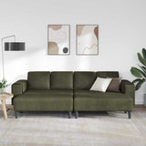 Living Room Couch 3 pcs Army Green 3335142