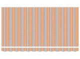 Manual Retractable Awning Orange, Grey, Blue and White 3420221