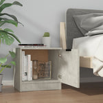 ZNTS Bedside Cabinets 2 pcs Concrete Grey 40x39x40 cm 811205