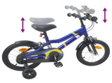 Kids Bike 16 Inches for 4-6 Years Old Blue White 42009402