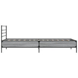 Bed Frame without Mattress Grey Sonoma 100x200 cm 845590