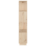 Book Cabinet/Room Divider 51x25x132 cm Solid Wood Pine 814039