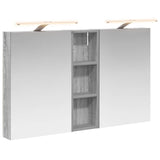 Bathroom Cabinet Set 3 pcs 100 x 10.5 x 60.5 cm Engineered wood 3403709
