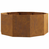 Planter Rusty 90 x 90 x 35 cm Weathering Steel 883737