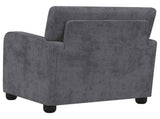 Armchair Dark Grey Chenille 42043444