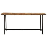 Dining Table 160x80x75 cm Solid Wood Mango 373610