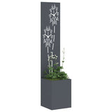Garden Privacy Screen Anthracite 32 x 150 cm Cold-rolled steel 876366