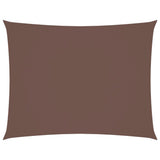 Sunshade Sail Oxford Fabric Rectangular 5x7 m Brown 135825