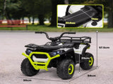 12V Kids Electric Ride on ATV, Battery-Powered Quad Bike w/ Spring Suspension, Forward Backward, T3398P348456