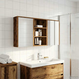 Bathroom Cabinet Set 3 pcs 126 x 16 x 62.5 cm Engineered wood 3403830