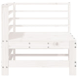 Garden Corner Sofas 2 pcs White Solid Wood Pine 825633