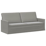 Sofa Set 2 pcs Light Grey Velvet 3433216