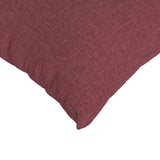 Sofa Pillows 2 pcs Wine Red 80 x 80 cm Fabric 42014043