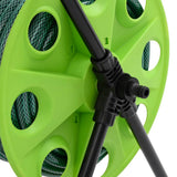 Green Hose Reel Cart with Hose Fitting Set 0.5" 50 m PVC 3281524